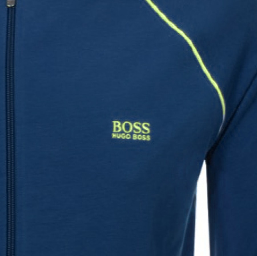 Alternative Image for ProductBOSS Bodywear Lounge Logo Hoodie Blue3